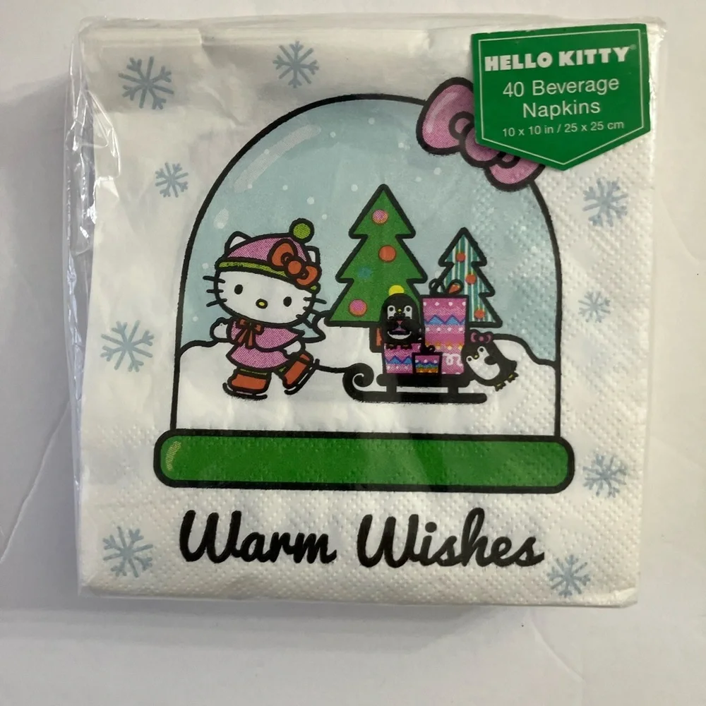 Hello Kitty Holiday Napkins